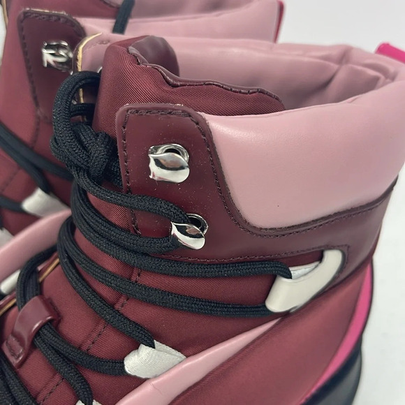 Michael Kors Dupree Hiker Booties Merlot Multi Size 8 1/2 NIB - Picture 10 of 12
